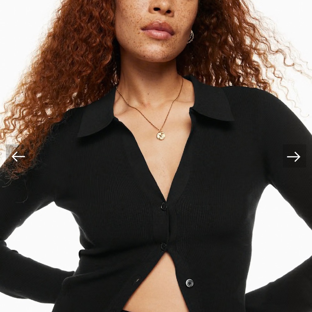 Aritzia Babaton Black Cove Cardigan - Picture 2 of 9